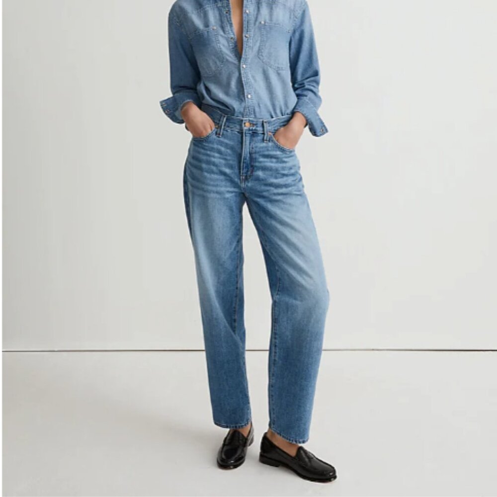 Madewell Slouchy Boyjean (Rigid, Size 28/US 6)